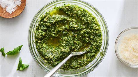 Ingredientes para hacer pesto genovés