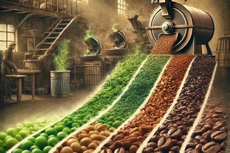 Proceso de tostado del café