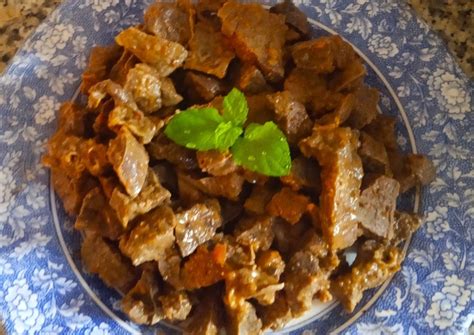 Ingredientes frescos para bofe guisado