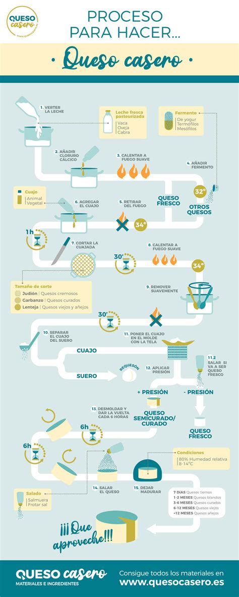Infografía con los pasos para hacer tarta de queso