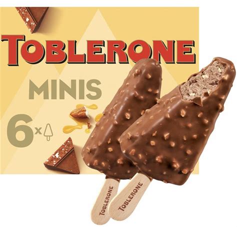 Diferentes presentaciones de helados Toblerone