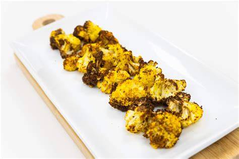 Coliflor lista para freír