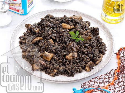Ingredientes para arroz negro
