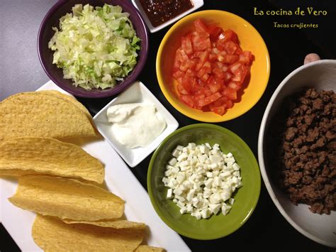 Ingredientes básicos para tacos de carne molida