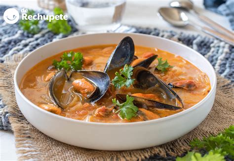 Thermomix preparando sopa de mejillones