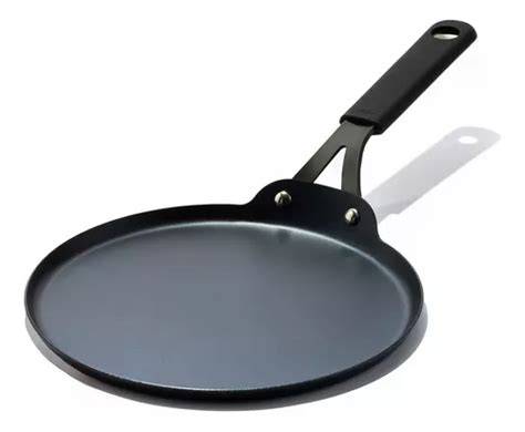 Sartén de panqueques de acero al carbono con revestimiento antiadherente