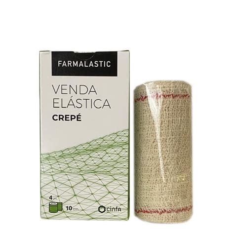 Embalaje de una venda elástica crepé de Farmalastic
