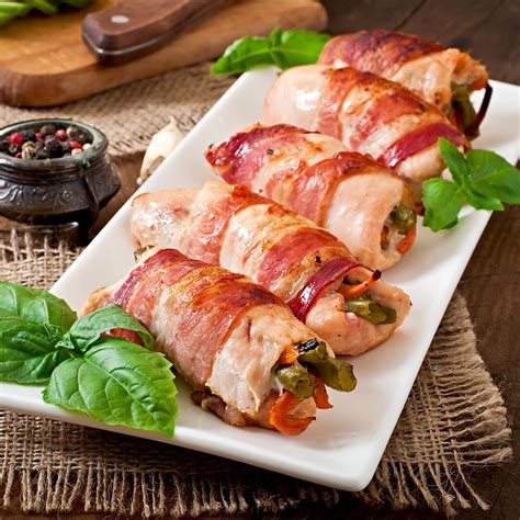 Pechugas de pollo rellenas variadas