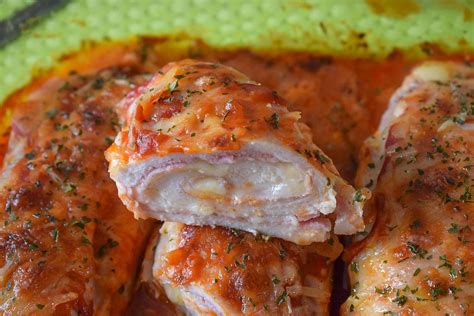 Pechugas rellenas a la parrilla