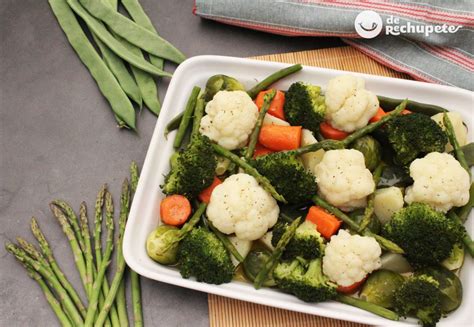 Variedad de verduras para panaché