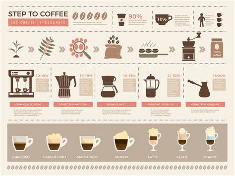 Infografía: proceso de extracción del espresso
