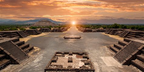 Representación de la ciudad de Teotihuacán