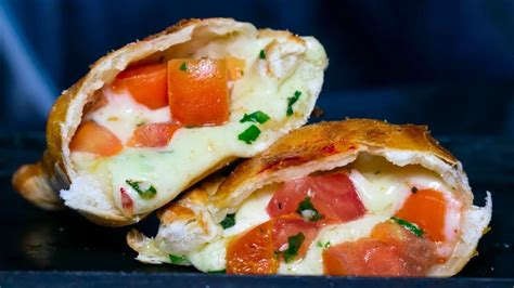 Ingredientes de una empanada caprese
