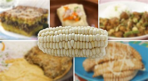 Infografía con diferentes recetas de choclo