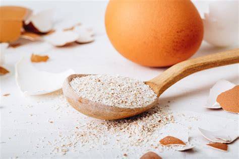 Polvo de cáscara de huevo para consumo