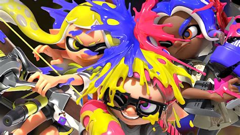 Ilustración de Inkling defendiendo su elección en un Splatfest