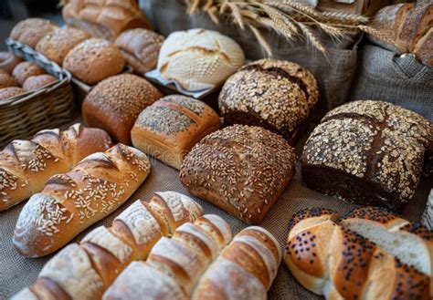 Variedad de panes suecos, incluyendo knäckebröd