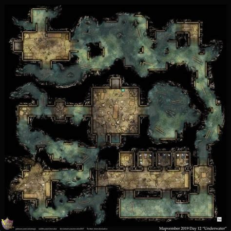 Mapa de una mazmorra en Katana Dragon