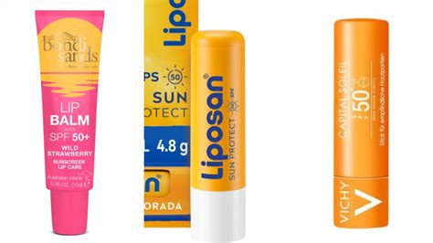 Sticks labiales con protección solar