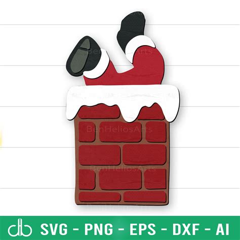 Imagen cómica de Papá Noel atascado en una chimenea con un texto divertido sobre la Navidad.