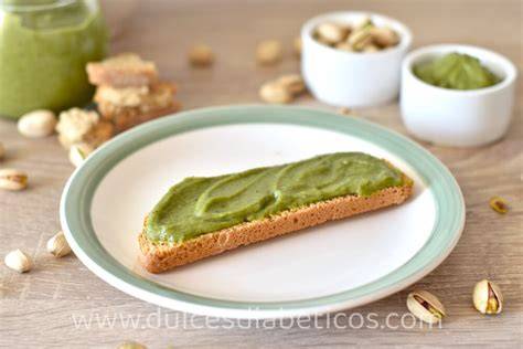 Oblea con crema de pistacho