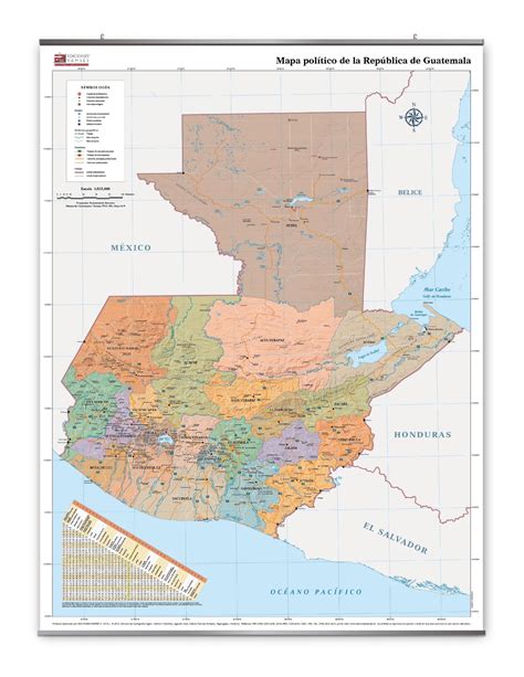 Mapa de Guatemala mostrando la influencia española en la cocina