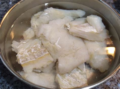 Bacalao en remojo