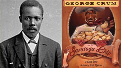 Retrato del chef George Crum, creador de las Saratoga Chips