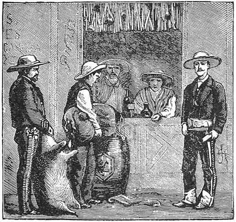 Cristalería tradicional para pulque alrededor de 1950