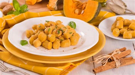 Ingredientes para ñoquis de calabaza