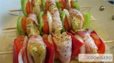 Brochetas terminadas