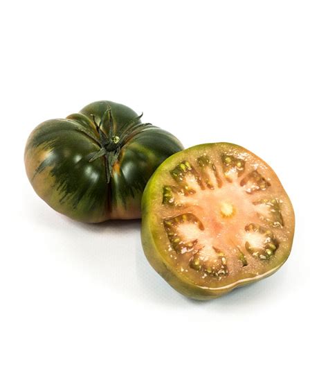 Tomate Raf asurcado con su característico color verde oscuro