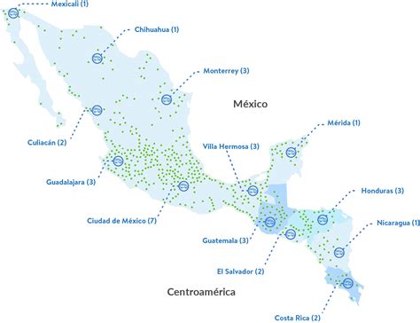 Mapa de distribución de tiendas Armengol SA