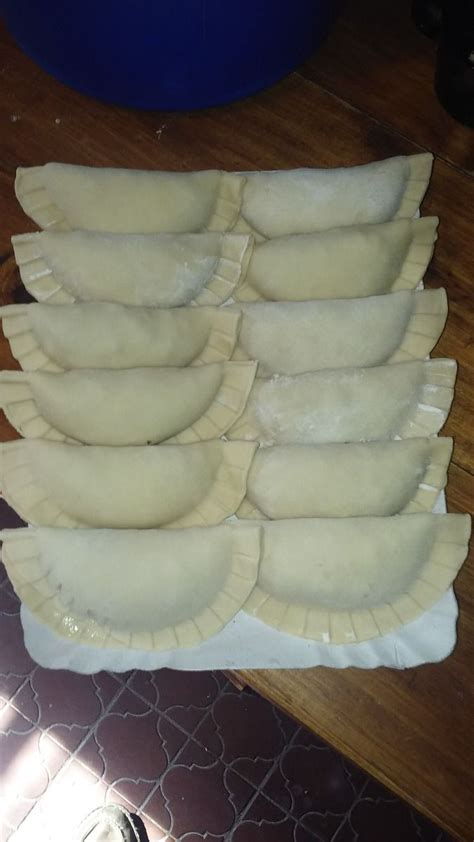 Empanadas recién hechas y congeladas