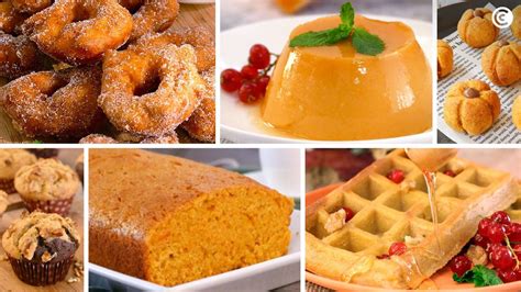 Postres y dulces con calabaza