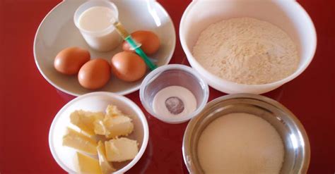 Ingredientes básicos para la masa del Roscón