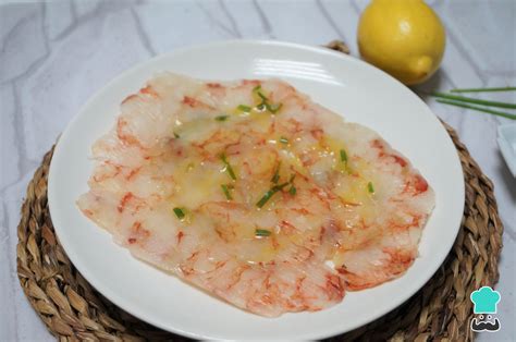 Carpaccio de gambas