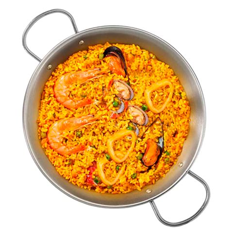 Variedad de paellas de marisco