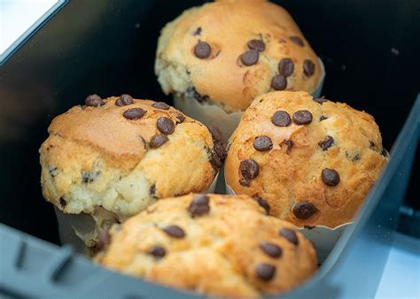 Muffins en freidora de aire