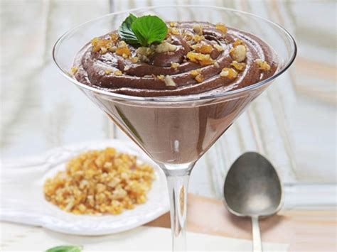 Mousse de chocolate en copas