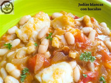 Bacalao desalado y judías blancas