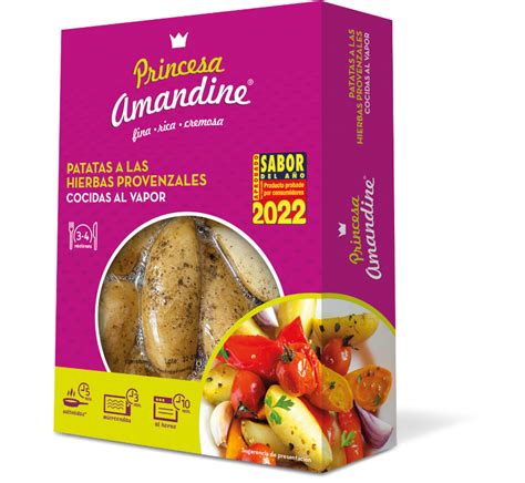 Diversos formatos de patata Princesa Amandine