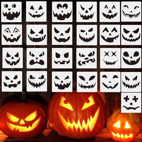 Diseños de plantillas de calabaza para Halloween