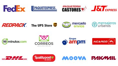 Calendario de envíos y paqueterías