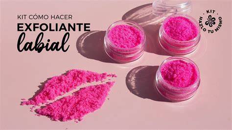 Materiales para exfoliante labial personalizado