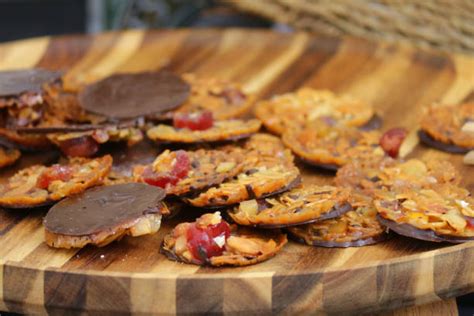 Galletas florentinas recién horneadas