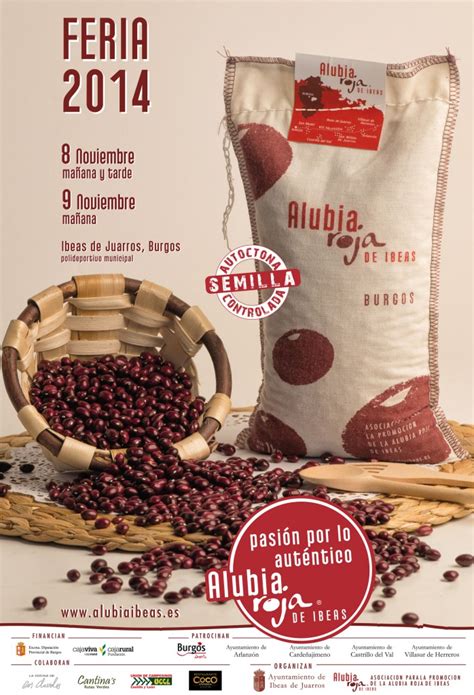 Póster de la Feria de la Alubia Roja de Ibeas