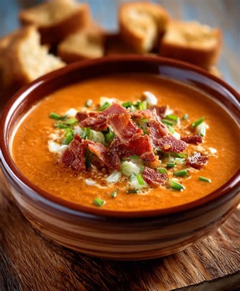 Salmorejo cordobés en un cuenco