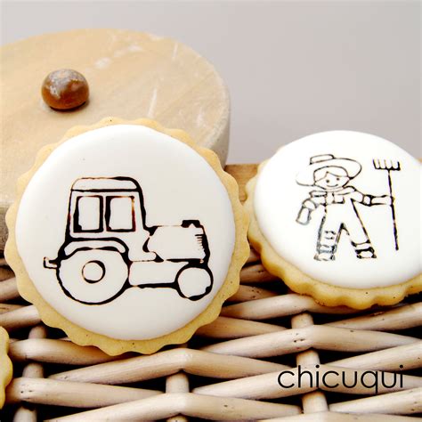 Galletas decoradas con sellos