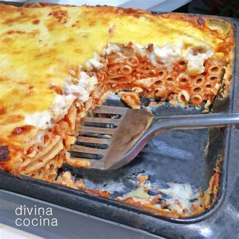 Ingredientes para macarrones gratinados